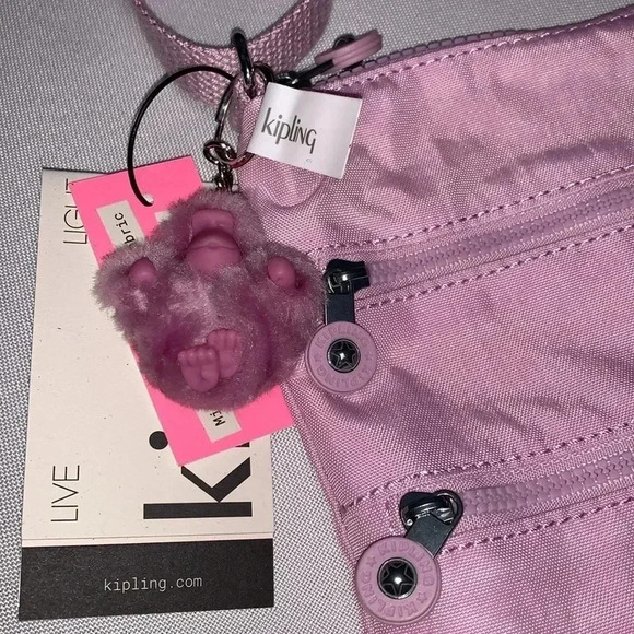 KIPLING Crossbody Purse, blooming pink. NWT - Picture 2 of 4